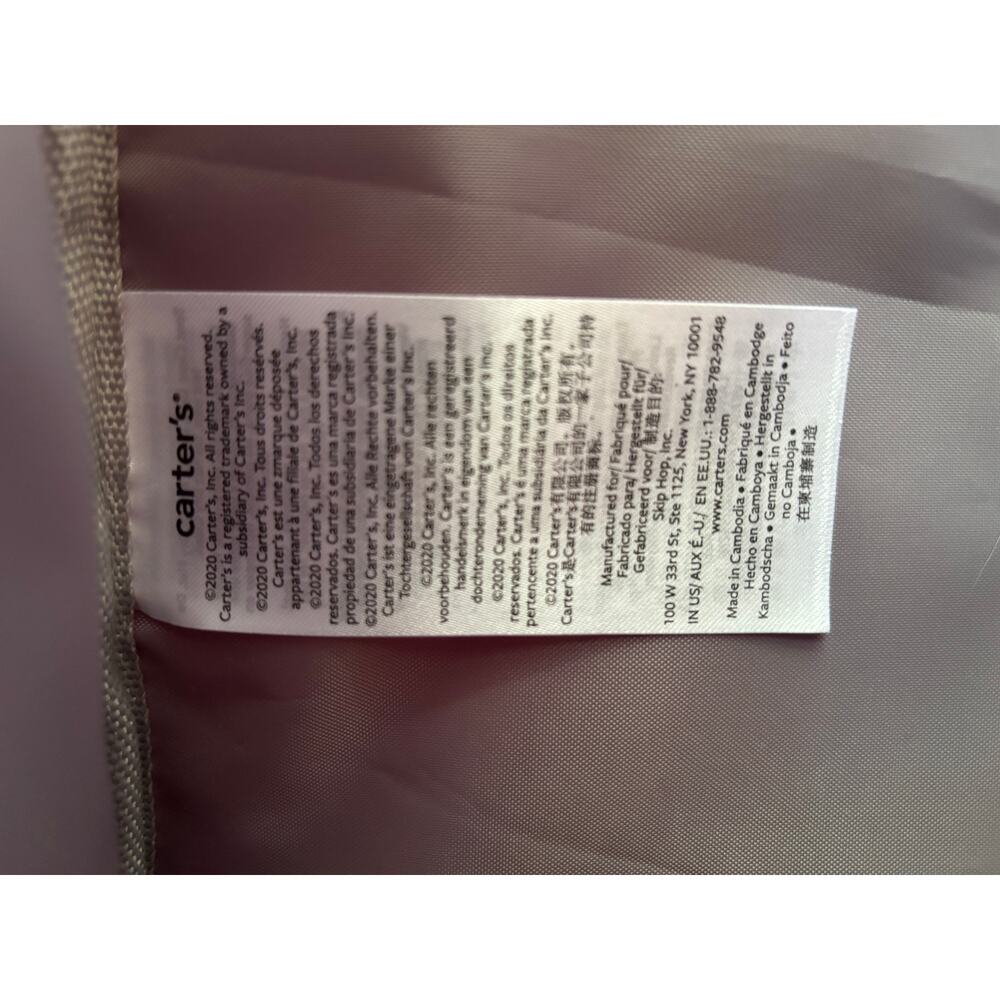 Carter's Ready To Go Diaper Backpack In Black Quilted Design - Picture 6 of 10